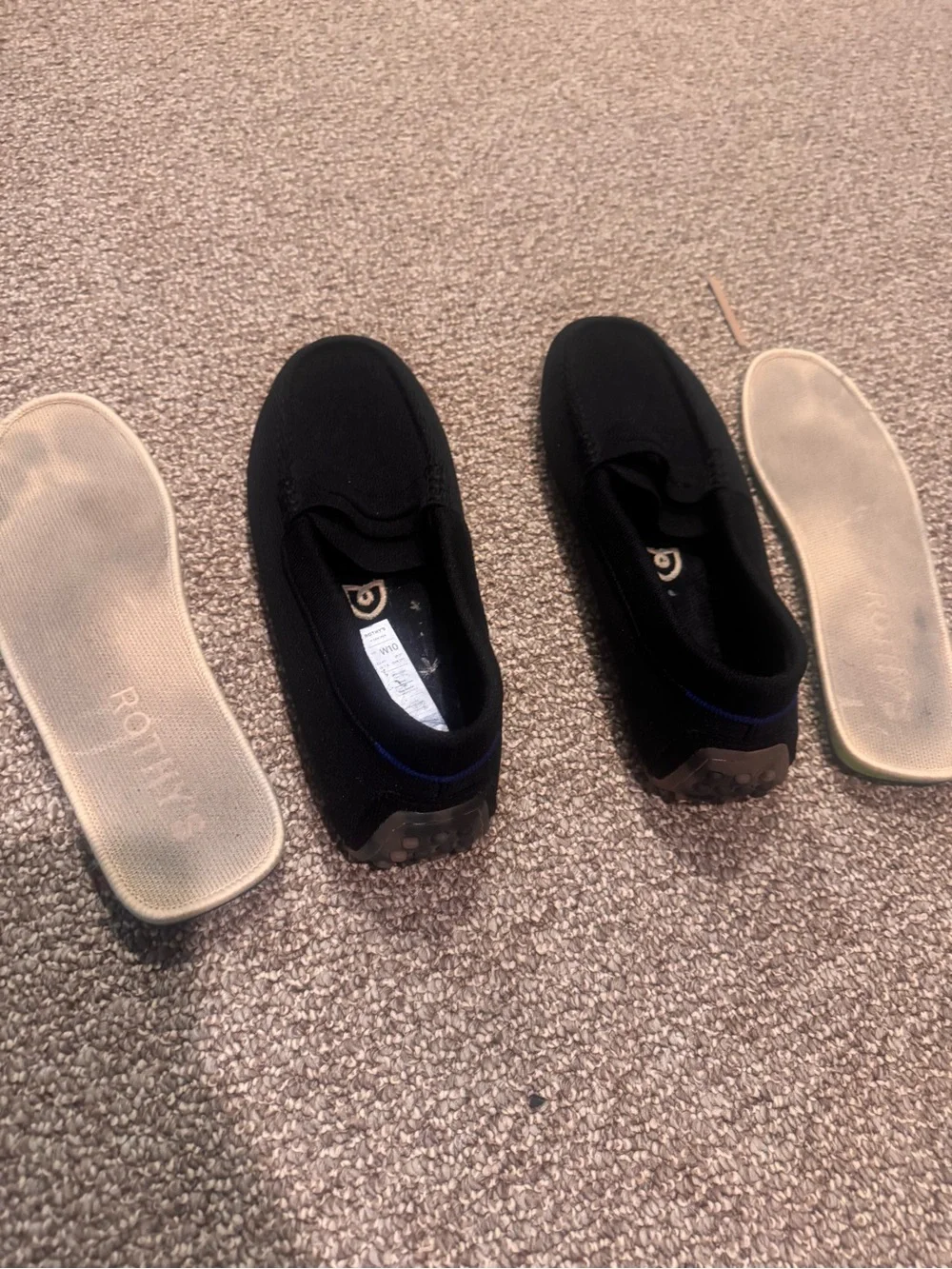 Rothy's Black Knit Slip-On Driving Loafer - Picture 3 of 8